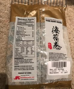 JFC Nori Maki Arare Rice Crackers, 3 Ounce Seaweed 3 Ounce (Pack of 1) 7 815iXLcLc L