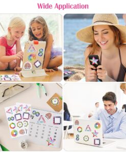 32 Pcs Anxiety Sensory Strips, Reusable Textured Sensory Calm Stickers, Anti Stress Adhesive Tactile Rough Sensory Strips Anxiety Relief for Adults Teens Desk School Classroom 14 815ivP5GOhL