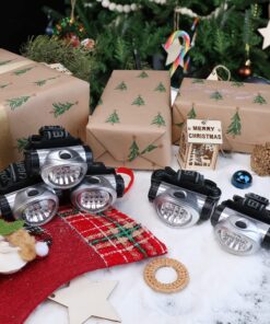 EverBrite 5-Pack LED Headlamp, 4 Lighting Modes, Pivoting Head with Adjustable Headband, Perfect for Running, Camping and Hiking, Batteries Included 25 815jOQBosZL