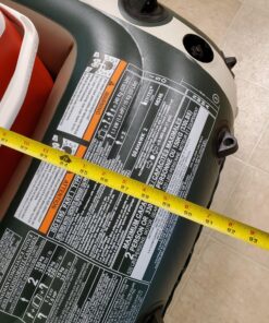 INTEX 68347EP Seahawk 2 Inflatable Boat Set: Includes Deluxe 48in Aluminum Oars and High-Output-Pump – SuperStrong PVC – Fishing Rod Holders – 2-Person – 520lb Weight Capacity 43 815kynp6JML 1