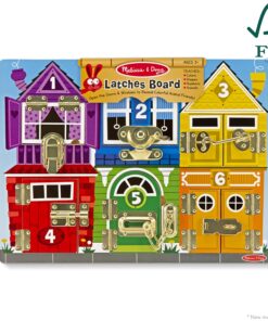 Melissa & Doug Latches Wooden Activity Board Standard Packaging 27 815lb32hkaL 1