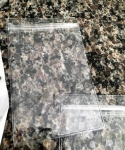 Passport ID Badge Holders 12 Pack Safe Flight Retail Bundle - Transparent - Extra Large 6x4" - Also for Cash, Credit Card, Plane Ticket, Receipts, etc. - Can be connected to a Lanyard, Chain, Clip 22 815lbGIJfyL