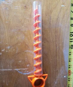 Orange Screw: The Ultimate Ground Anchor | Large 2 Pack Tent Stakes | Made in USA Orange 33 815mg0AulML