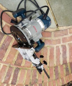 BOSCH RA1054 Deluxe Router Edge Guide with Dust Extraction Hood & Vacuum Hose Adapter 51 815nbWT2IPL 2