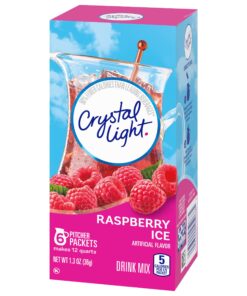 Crystal Light Sugar-Free Raspberry Ice Low Calories Powdered Drink Mix 6 Count(Pack of 12) 6 Count (Pack of 12) 16 815oF1soiEL