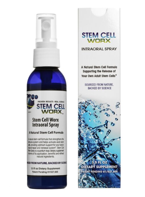 Stem Cell Supplement - activates your own stem cells. Rapid Energy, Boosts Immunity and Relieves Joint Pain Rapidly. Manufactured In The U.S.A. Patent Approved. In A Spray For Rapid Onset of Benefits.