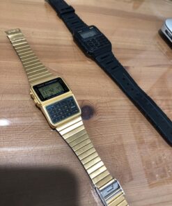 Casio #DBC611G-1D Men's Gold Tone 25 Memory Calculator Databank Watch 30 815pUR9ttOL