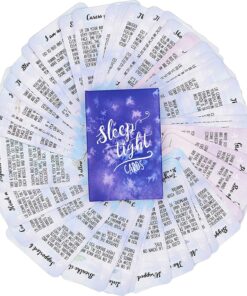 Sunny Present Sleep Tight Cards – 45 Meditation and Mindfulness Cards - Calm Down and Relax & Relief Stress and Anxiety - Self Care, Therapy & Counseling Tool 10 815pcKJiD0L