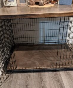 MidWest Homes for Pets Deluxe Micro Terry Pet Bed, Dog Bed & Crate Mat, Taupe, 42-Inch 40.0"L x 27.0"W x 1.2"Th 13 815qD5U S3L