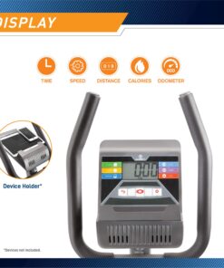 Marcy Magnetic Elliptical Trainer Cardio Workout Machine Grey - Standard 22 815rD0ECzCL