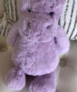 Jellycat Bashful Lilac Hippo Stuffed Animal, Medium, 12 inches 22 815t1DyERL