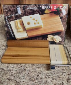 Prodyne - 126-B Prodyne Bamboo Cheese Slicer, 12" x 6" 23 815vuBKInwL