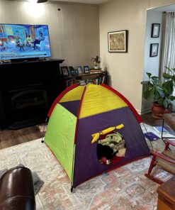 Alvantor Kids Tents Indoor Children Play Tent For Toddler Tent For Kids Pop Up Tent Boys Girls Toys Indoor Outdoor Playhouse Camping Playground 8010 Rainbow 48”x48”x42" 36 815wXwdtXL