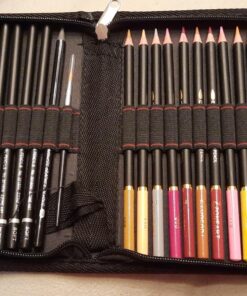 Sketch Pencils For Drawing,41 Piece Drawing Pencils,Colored Pencils Art Set with Drawing Tool in Pop Up Zipper Case, for Beginners, Kids or Any Aspiring Artist 15 815wYNyFKWL