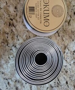 JOKUMO 12 Piece Plain Round Pastry/Cookie Cutter Set Heavy Duty Commercial Grade 18/8 304 Stainless Steel - Metal Marked Size – Perfect For Cooking Enthusiast 12 Pcs Commercial Grade Plain Round Cutter Set 32 815xTgi9EcL