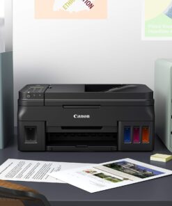 Canon PIXMA G4210 Wireless All-In-One Supertank (Megatank) Printer, Copier, Scan, Fax and ADF with Mobile Printing, Black, One Size (2316C002) 22 815xdIOEtDL