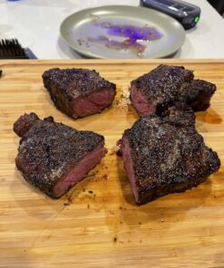 CHEF iQ Smart Wireless Meat Thermometer with 2 Ultra-Thin Probes, Unlimited Range Bluetooth Meat Thermometer, Digital Food Thermometer for Remote Monitoring of BBQ Grill, Oven Hub + 2 Probes (2023) 55 815xveAOtLL