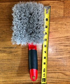 Mothers Car Wash Brush, Wheel and Fender Brush, Short Handle Tire Cleaner for Car Detailing, 10 Inch, Red/Black Standard 49 815zJoeHasL