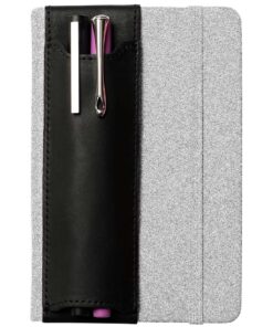 Quiver Pen Holder For Notebook, Double Pen Holder, Full Grain Leather, Elastic, Reusable, Non-Adhesive, Fits A6 Pocket Notebooks, Journals, Planners And Diaries 5.5-6.5 Inches (14-16.5 cm) Tall Pocket Double Pen Holder Black Leather, Black Stitching 9 815zgwuwKFL