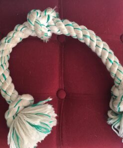 Booda Fresh N Floss 3 Knot Tug Rope Dog Toy, X-Large, Spearmint 29 8161cykw8tL