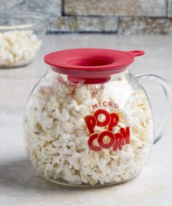 Ecolution Micro-Pop Popper, Glass Microwave Popcorn Maker with Dual Function Lid, 3 Qt 20 8161tFnjZHL
