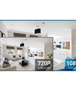 Swann Indoor/Outdoor Home Security Camera, 1080p PIR Bullet Cam, Infrared Night Vision, Thermal Heat Sensing, BNC Wired Add to DVR, SWPRO-1080MSB, 1080p Bullet Security Camera (SWPRO-1080MSB-US) Single Bullet Camera 1-Pack 5 81628hbgJ0L