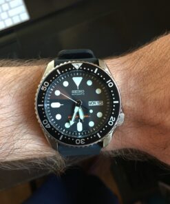 SEIKO Men's Automatic Analogue Watch with Rubber Strap SKX007K 54 8162TzF6KrL