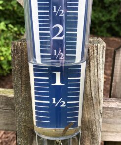 AcuRite 5" Capacity Easy-to-Read Magnifying Acrylic, Blue (00850A3) Rain Gauge 49 8162uMcZAlL