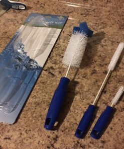 PetSafe Drinkwell Dog and Cat Water Fountain Cleaning Kit - Includes 3 Brushes to Fit Most Pet Fountains - Durable, Rust-Resistant Material 38 8163wl05OyL