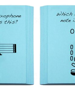 Alternative view of Saxophone Fingering Flashcard Set