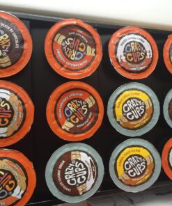 Crazy Cups Flavored Decaf Coffee Pods, Decaf Variety Pack, Decaffeinated Coffee for Keurig Machines, for Hot or Iced Coffee, Single Serve Coffee in Recyclable Pods, 0.45 Oz (Pack of 24) 0.45 Ounce (Pack of 24) 49 8167Bbam7L