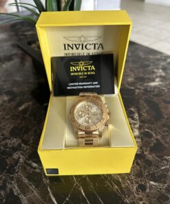 Invicta Pro Diver Men's Wrist Watch Stainless Steel Japanese Quartz 22 mm Gold Ion-Plating 30 8167FtSxSOL
