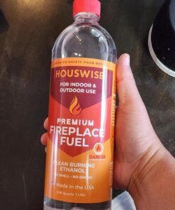 Bio Ethanol Fireplace Fuel - 3 x 1 Liter, Fuel for Fire, Bioethanol Fuel Tabletop Fire Pit, Bio Ethanol Fuel for Table Top Fire Pit, Alcohol Fire Pit Tabletop for Ethanol Fireplaces - Made in USA 25 8167kqLI93L