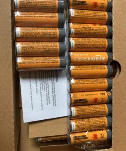 Amazon Basics 8-Pack AAA Alkaline High-Performance Batteries, 1.5 Volt, 10-Year Shelf Life 8 Count (Pack of 1) 31 8167yk7Q3uL