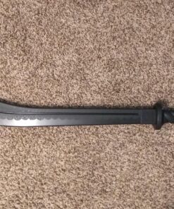 BladesUSA 1606PP Martial Arts Polypropylene Sword Training Equipment – 34.5-inches Overall, 8-inch handle, Self Defense, Training, Safe, Easy, Fun, Cosplay, Martial Arts Black 41 816B3fYQL