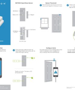 Insteon Wireless Open/Close Sensor for Doors & Windows, 2843-222 Hub Required for Smarthphone Alerts 15 816BPqDw3HL