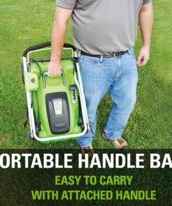 Greenworks 10 Amp 16-inch Corded Mower, 25142 16" Corded Mower 57 816CUEkPS