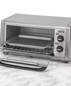 G & S Metal Products Company HG56 OvenStuff Non-Stick Toaster Oven Cookie Pan, 8.5 inches by 6.5 inches, Gray,Small Small 9 816CgpYFWgL