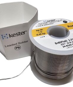 KESTER SOLDER 24-6040-0027 Wire Solder, 0.031"Dia., Pack of (1),32117 19 816DGNHO1EL