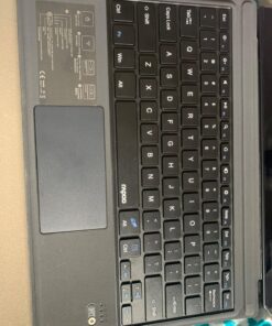 Rapoo XK200 Bluetooth Microsoft Surface Pro 7+/Pro 7/Pro 6/Surface Pro 5 (Pro 2017)/Pro 4 12.3 inch Tablet/Surface Pro 3 2014 Keyboard Case with Trackpad - Detachable Wireless Keyboard Type Cover No Backlit 13 816EHXiuVwL