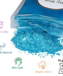 Alternative view of Mica Pigment Powder-10 Color -50g, Mica Powder for Epoxy Resin Dye, Cosmetic Grade Mica Powder, Soap Colorant, Natural Pigment Powder for Wood Epoxy, Candle Making and Cup Tumbler Turner 10 Selection