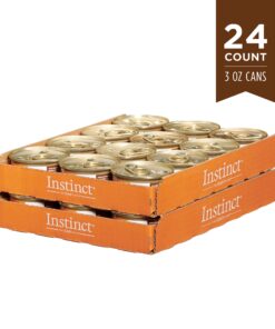 Instinct Grain Free Wet Cat Food Pate, Original Natural Canned Cat Food, Rabbit, 3 oz (Case of 24) 3 Ounce (Pack of 24) 21 816FwhIrtiL