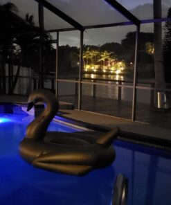 Jasonwell Giant Inflatable Pool Float - Golden Swan Pegasus Pool Floatie Summer Beach Swimming Outdoor Pool Party Lounge Raft Decorations Toys for Adults & Kids Gold Swan 37 816G6SbRKeL