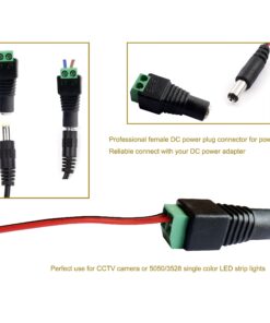 10 Male and 10 Female 12v DC Power Jack Adapter Connector for Led Strip CCTV Camera 13 816GqAgQJyL