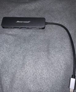 Hiearcool USB C Hub, USB C Multi-Port Adapter for MacBook Pro, 7 in 1 USB C to HDMI Hub Dongle Compatible for USB C Laptops and Other Type C Devices (4K HDMI USB3.0 SD/TF Card Reader 100W PD) Space grey 39 816JfRtvcRL