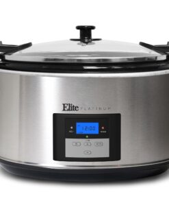Maxi-Matic Elite Platinum MST-900VXD 8.5-Quart Stainless Steel Programmable Slow Cooker w/Locking Lid, Black 7 816Jp6D7oAL