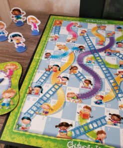 Hasbro Gaming Chutes and Ladders Board Game for 2 to 4 Players Kids Ages 3 and Up (Amazon Exclusive) 30 816KmyVp 6L