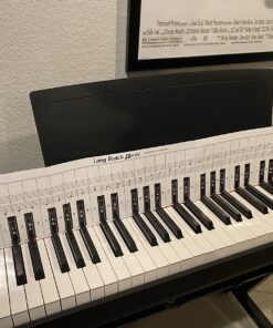Practice Keyboard & Note Chart for Behind the Piano Keys 27 816MAit5OcL