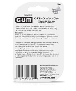 GUM Orthodontic Wax Mint,1 Each (Pack of 12) 8 816MXWZ5dVL