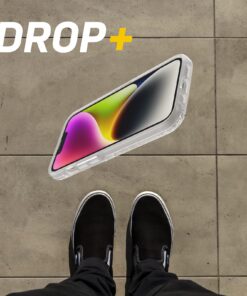 OtterBox iPhone 14 & iPhone 13 Otter + Pop Symmetry Series Clear Case - FLOWER OF MONTH (Clear), integrated PopSockets PopGrip, slim, pocket-friendly, raised edges protect camera & screen Flower of Month 11 816NALKEVnL